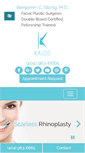 Mobile Screenshot of kalos-plasticsurgery.com